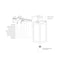Vaxcel Lombard 4.75-in. 1 Light Black Motion Sensor Dusk to Dawn Outdoor Wall Lantern Clear Glass T0736 - alternate 7